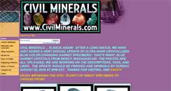 Desktop Screenshot of civilminerals.com
